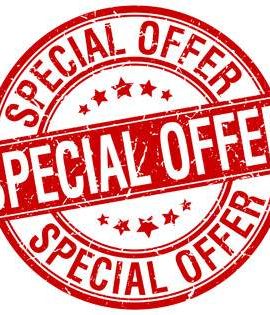 Special Offers Coming Soon!