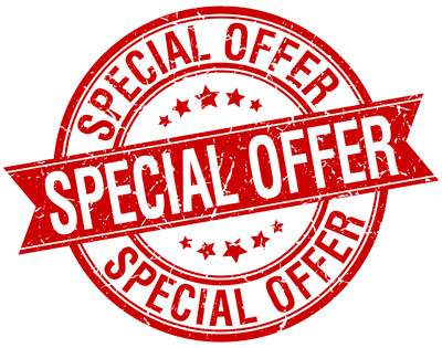 Special Offers Coming Soon!